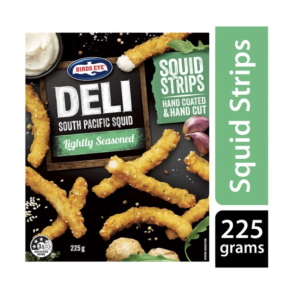 Birds Eye Deli Lightly Seasoned Squid 225g