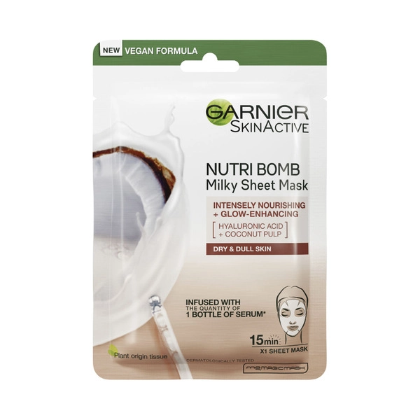 Garnier Nutribomb Coconut Milk Tissue Mask 28g