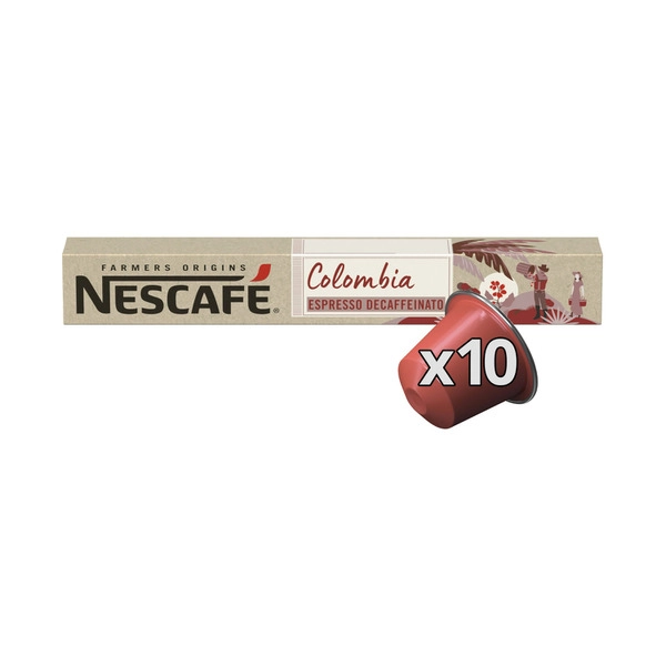 Nescafe Farmers Origins Colombia Ristretto Decaf 10 pack