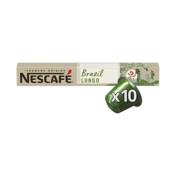 Nescafe Farmers Origins Brazil Lungo Capsules 10 pack