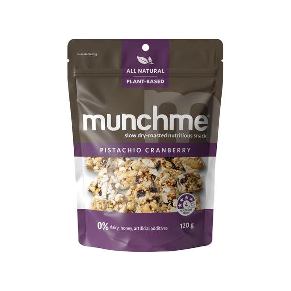 Munchme Nutritious Snack Pistachio Cranberry 120g