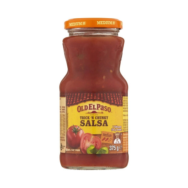 Old El Paso Salsa Thick 'N Chunky Medium 375g