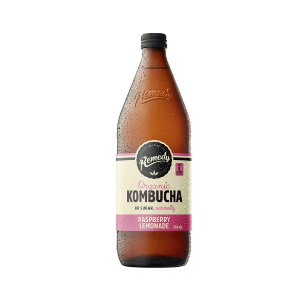 Remedy Kombucha Raspberry Lemonade 750mL