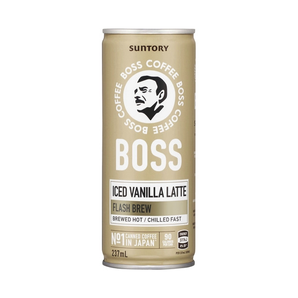 Boss Vanilla Latte Coffee 237mL