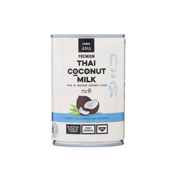 Coles Asia Premium Thai Coconut Mil 400mL