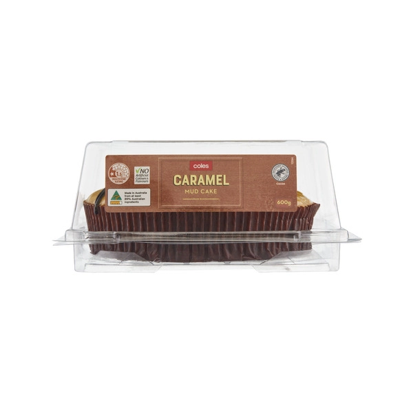 Coles Caramel Mud Cake 600g