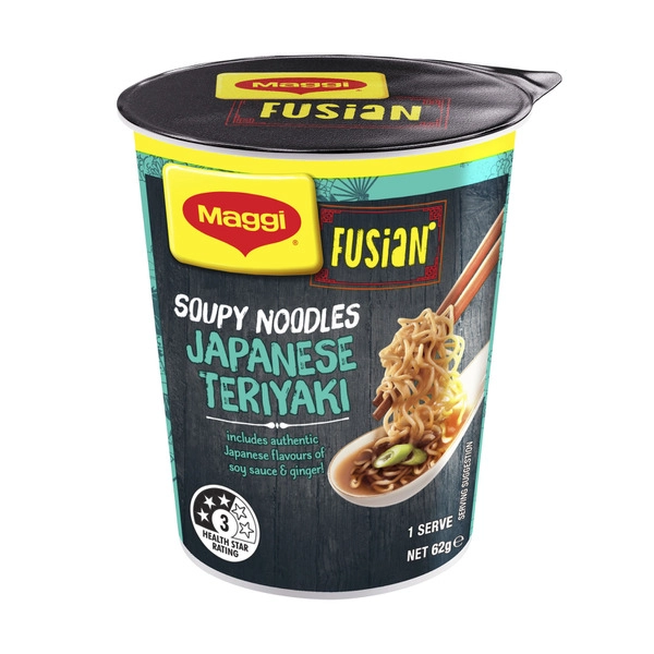 Maggi Fusian Instant Cup Noodles Japanese Teriyaki 62g