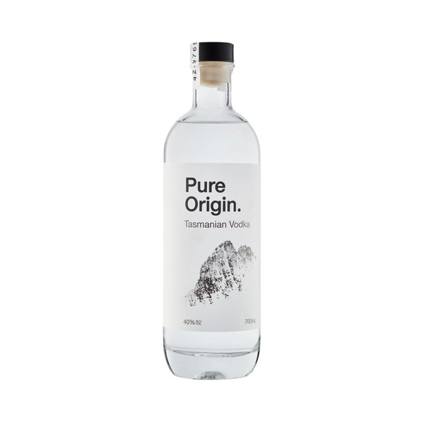 Pure Origin Tasmanian Vodka 700mL 1 Each