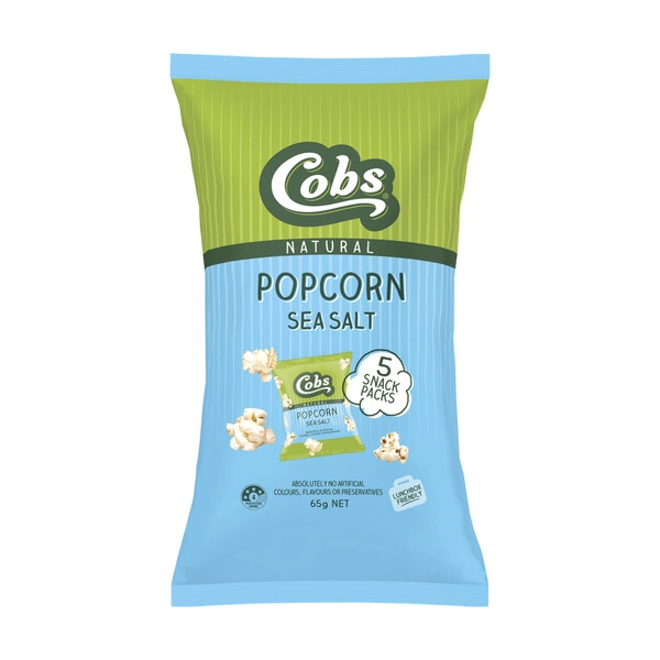 Cobs Popcorn Sea Salt COBS POPCORN SEA SALT 5 PACK 