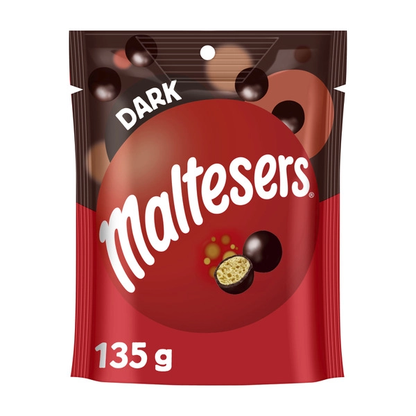 Mars Maltesers MALTESERS DARK CHOCOLATE SNACK AND SHARE BAG 135G 