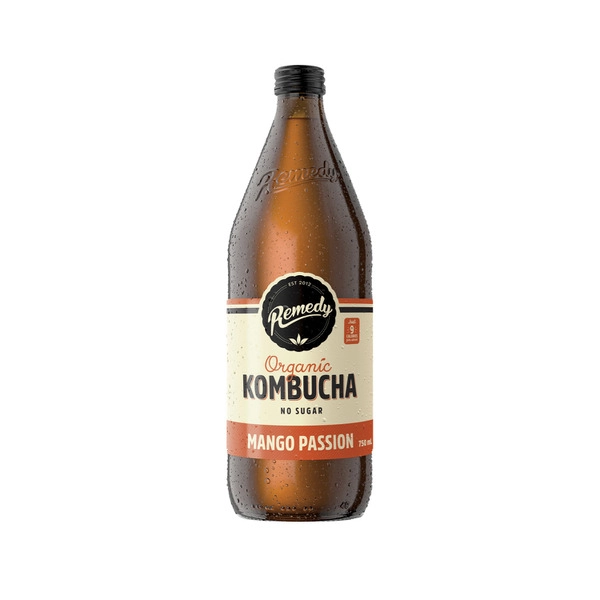 Remedy Kombucha Mango Passion 750mL