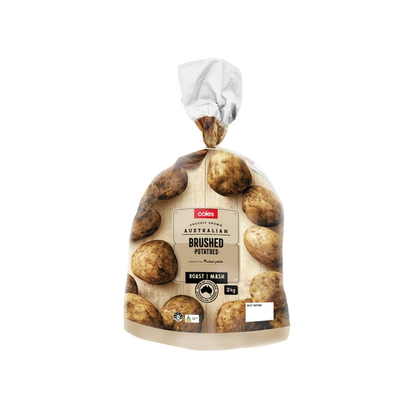 Coles Brushed Potatoes 2kg