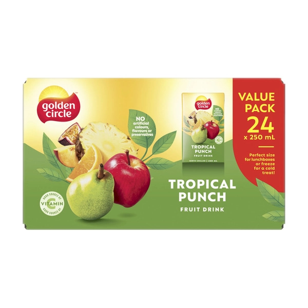 Golden Circle Tropical Fruit Drink 24x250mL 6L