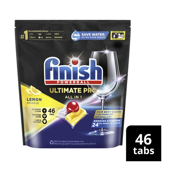 Finish Ultimate Dishwasher Tablets Lemon 46 Pack