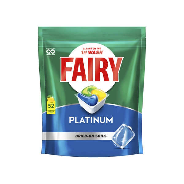 Fairy Platinum FAIRY PLATINUM DISHWASHING TABLETS 52PK 