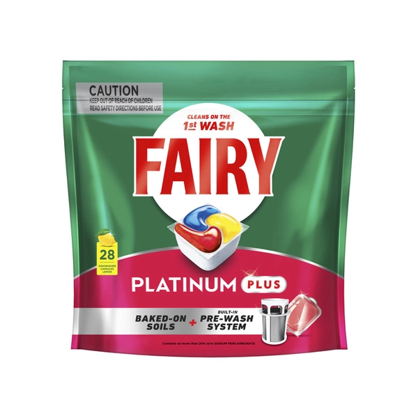 Fairy Platinum Plus Dishwashing Tablets 28 pack