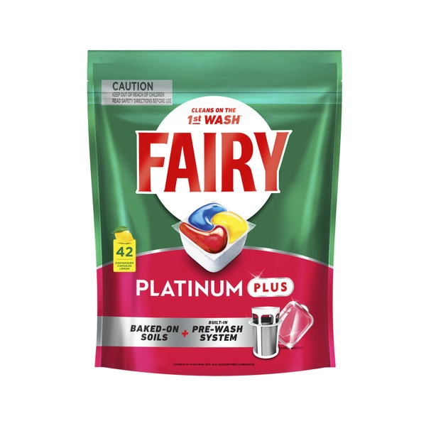 Fairy Platinum Plus Dishwashing Tablets 42 pack