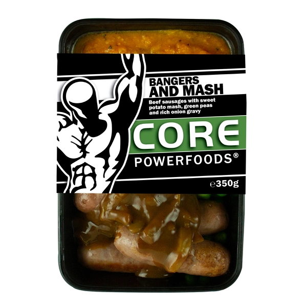 Core Power Foods Bangers And Mash 350g