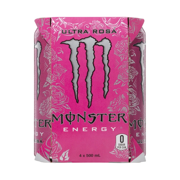 Monster Ultra Rosa Multipack Cans 4 x 500mL 4 pack