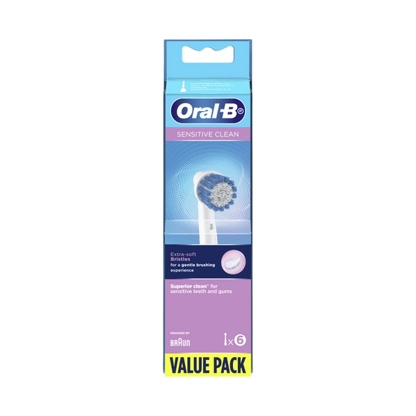 Oral B Sensitive Brush Head Refills 6 pack