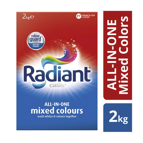 Radiant Laundry Powder Mixed Colours 2kg