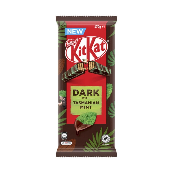 KitKat Tasmanian Mint Dark Chocolate Block 160g