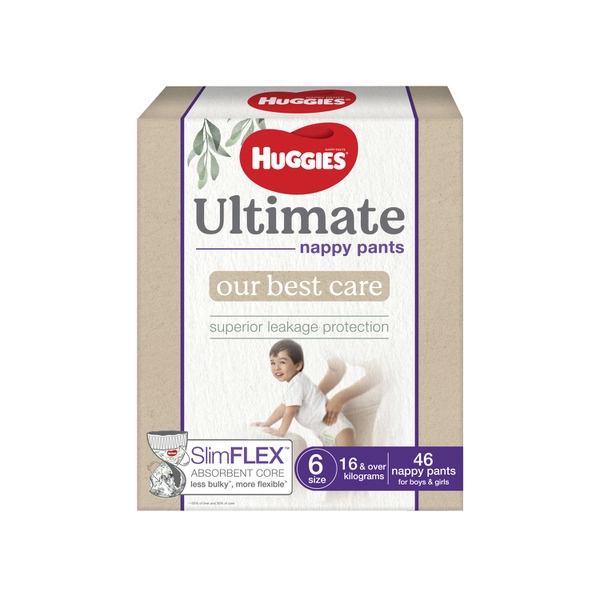 Huggies Ultimate Nappy Pants Size 6 (15kg & Over) 46 pack