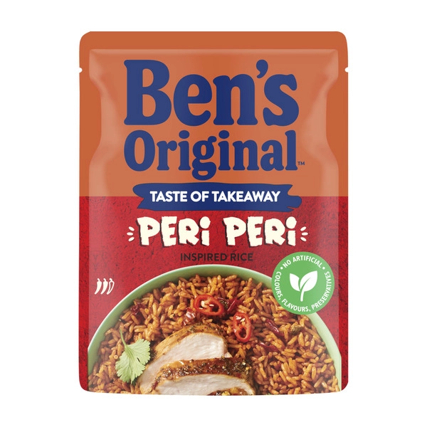 Ben's Original Taste Of Takeaway Peri Peri Rice Pouch 240g