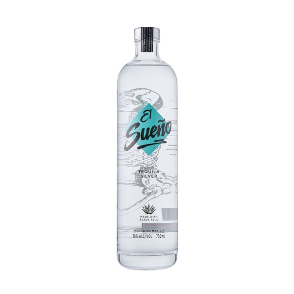 El Sueno Tequila Silver Bottle 700mL 1 Each