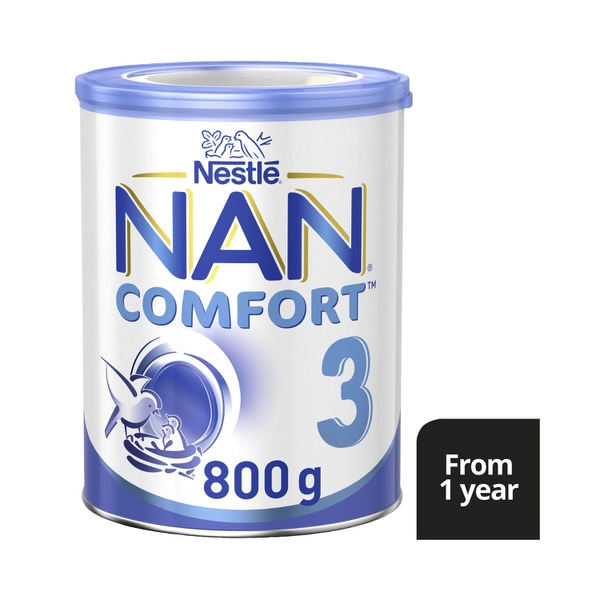 Nestle NAN Comfort 3 Toddler Milk Drink Powder From 1 Year  800g