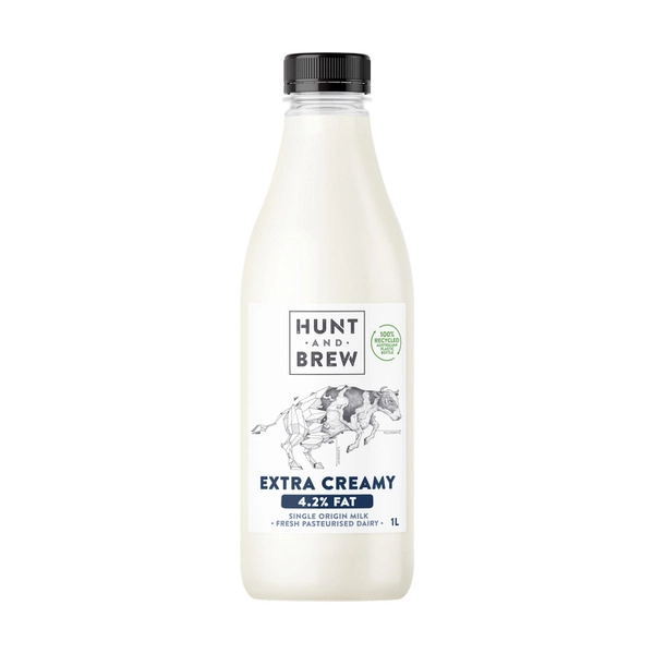 Hunt & Brew Extra Creamy Milk 1L