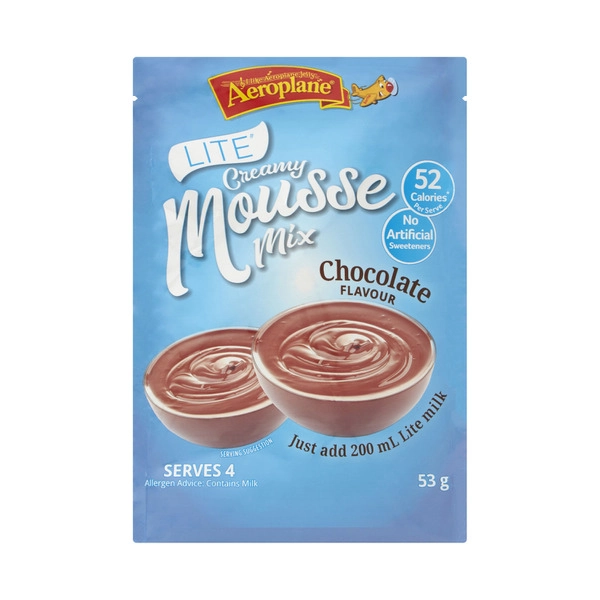 Aeroplane Mousse Lite Chocolate 53g