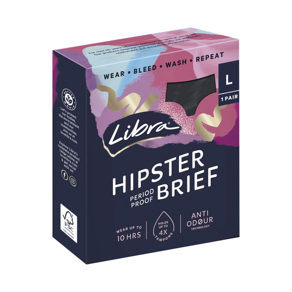 Libra Underwear Hipster Large 1 each