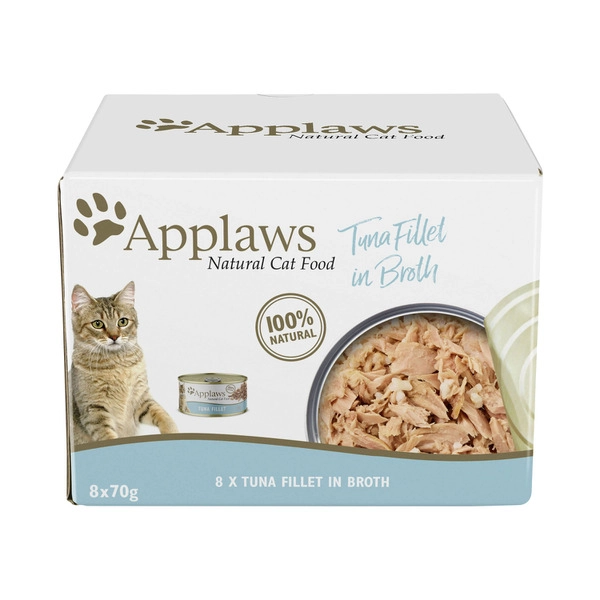 Applaws Cat Food Multipack Tuna Fillets 70g 8 pack