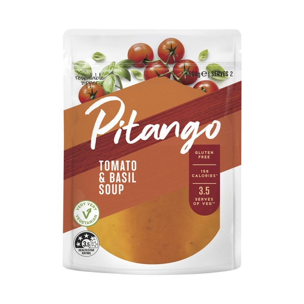 Pitango Soup Tomato Basil 600g