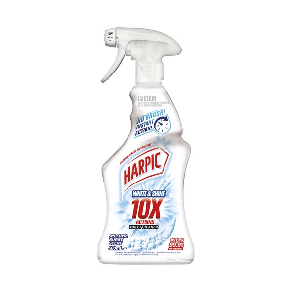 Harpic White & Shine Toilet Cleaner Spray 500mL