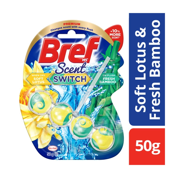 Bref Scent Switch Toilet Cleaner Lotus And Bamboo 50g