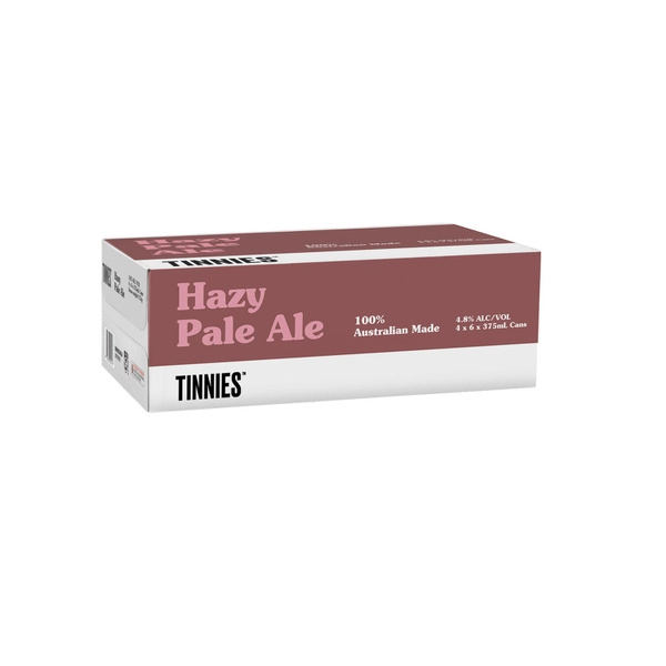 Tinnies Hazy Pale Can 375mL 24 Pack