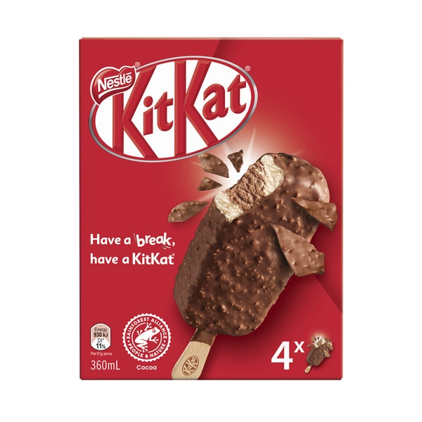 Nestle Kitkat Ice Cream 4 Pack 360mL