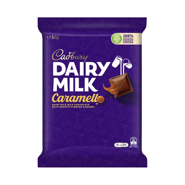 Cadbury Dairy Milk Caramello Large Chocolate Block 345g