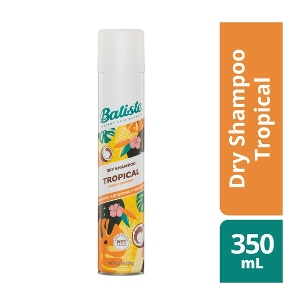 Batiste Tropical Dry Shampoo 350mL