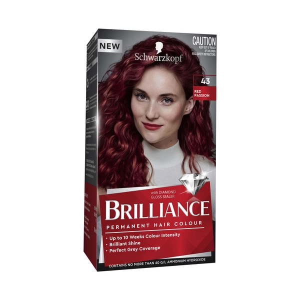 Schwarzkopf Brilliance 43 Red Passion 1 each