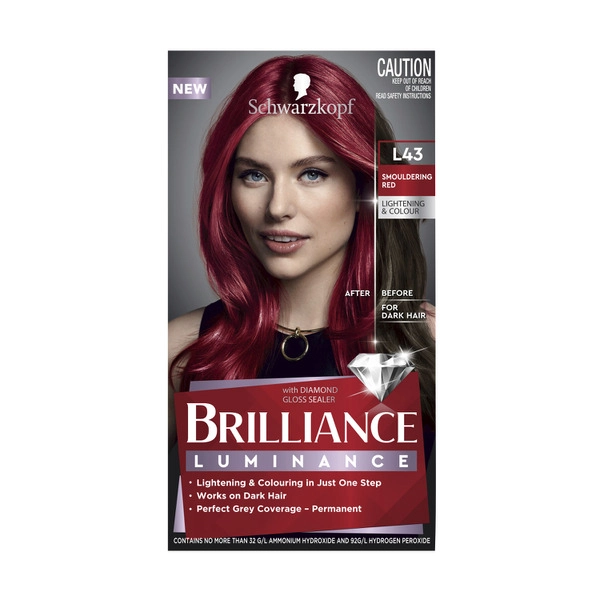 Schwarzkopf Brilliance L43 Smouldering Red 1 each