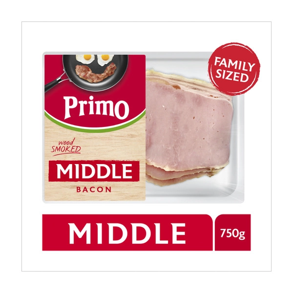 Primo Middle Bacon 750g