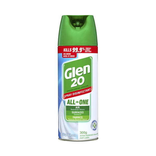 Glen 20 Disinfectant Spray Crisp Linen 300g