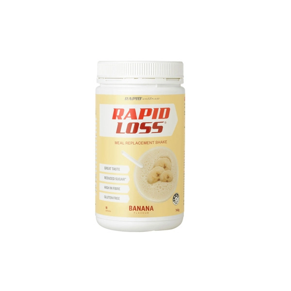 Rapid Loss Gluten Free Banana Meal Replacement Shake 740g