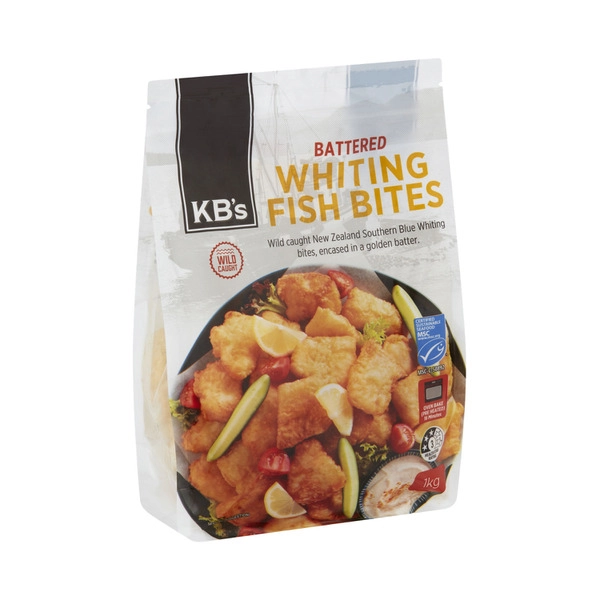 Kb's Whiting Bites Battered 1kg