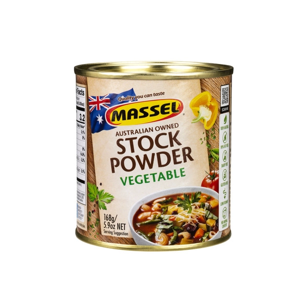 Massel MASSEL STOCK POWDER:VEGETABLE:.:168 GRAM 