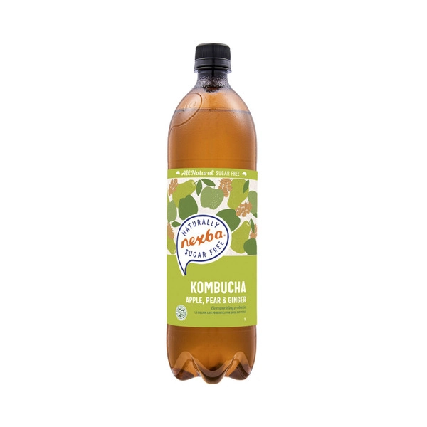 Nexba Kombucha Drink Apple Pear Ginger 1L