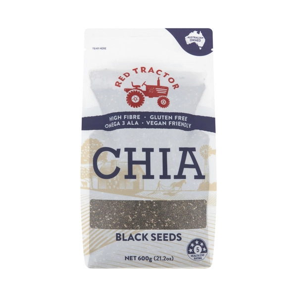 Red Tractor Black Chia Seeds 600g